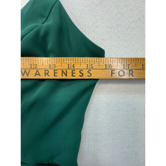 Davids Bridal Chiffon Sleeveless A-Line Gown V-Neck & Spaghetti Straps Dress Siz - Picture 9 of 15